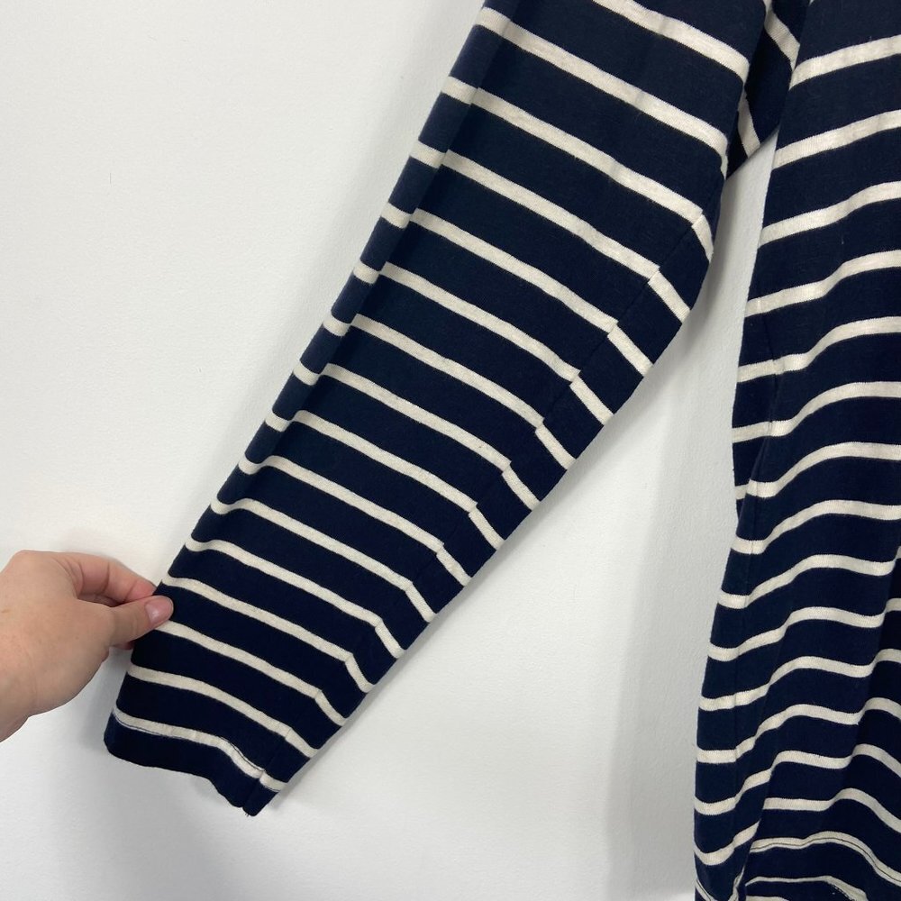 1901 Sz XL Men's Blue Striped Long Sleeve‎ Knit Lightweight Sweater - Picture 4 of 8